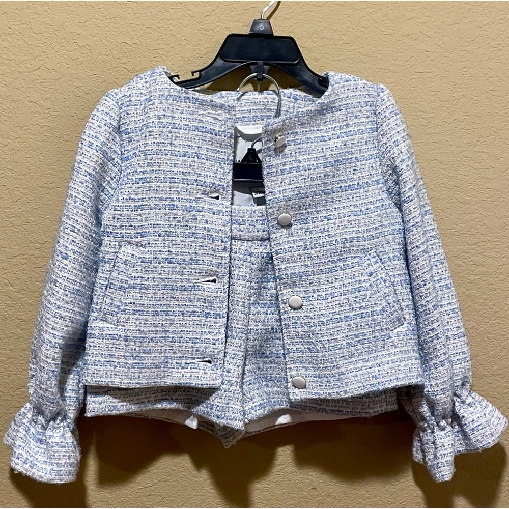 Janie and Jack Tweed Jacket and Shorts Set